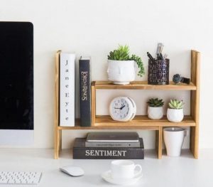 giá sách tầng trang trí bàn làm việc cá nhân