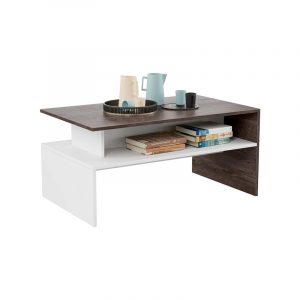 Bàn cafe cao cấp vân gỗ