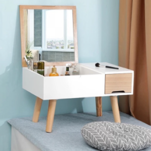 bàn phấn ngồi bệt kích thước nhỏ gọn