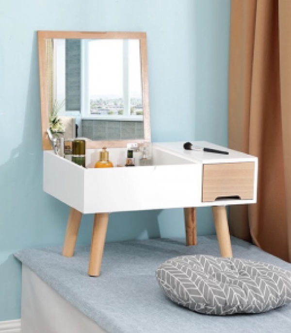 bàn phấn ngồi bệt kích thước nhỏ gọn