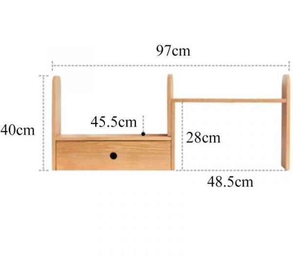 Kệ mini để bàn kèm thông số