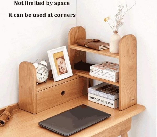 Kệ sách mini để bàn nghiêng 90