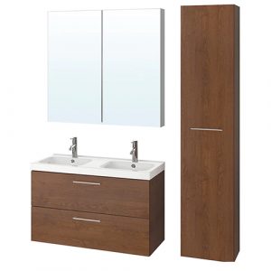 Bồn rửa mặt kèm tủ tinh tế