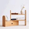 HOLI.DESHE 9341-007-2 Kệ sách mini để bàn biến hóa xoay
