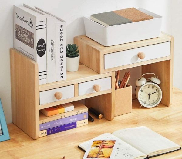 Kệ mini để bàn làm việc góc nghiêng