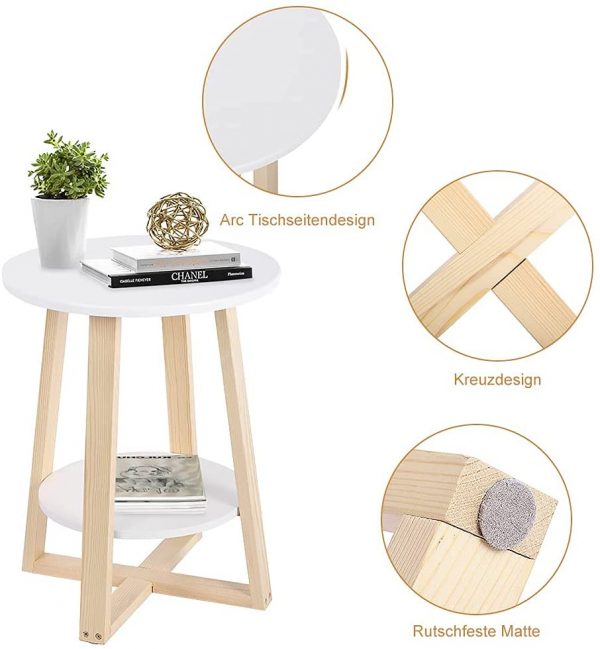 Bàn tròn cafe tối giản