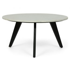 Bàn cafe tròn 2 màu đen trắng