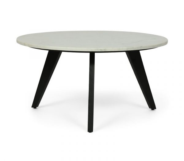 Bàn cafe tròn 2 màu đen trắng