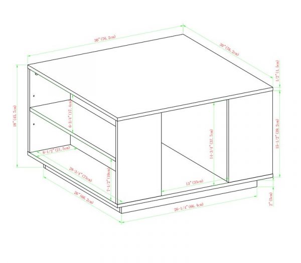 Bàn vuông cafe kích thước chuẩn
