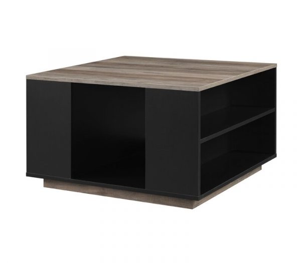 Bàn vuông cafe đen - xám