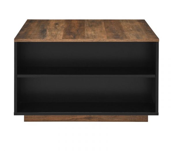 Bàn vuông cafe sử dụng chất liệu gỗ