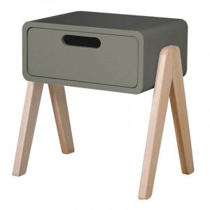 Tủ đầu giường xinh màu đen