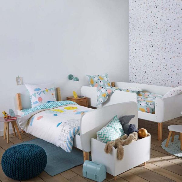 Giường đôi cho bé phong cách