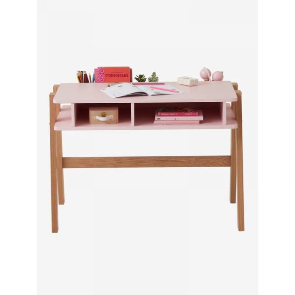 Mẫu bàn học cho bé hồng