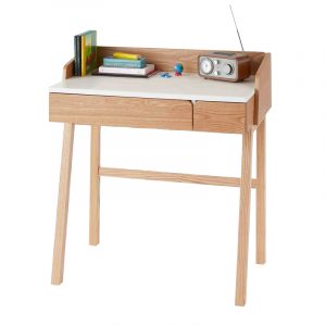 Bàn học cho bé bằng gỗ có radio