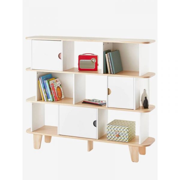 Kệ đựng đồ chơi cho bé kết hợp đựng sách