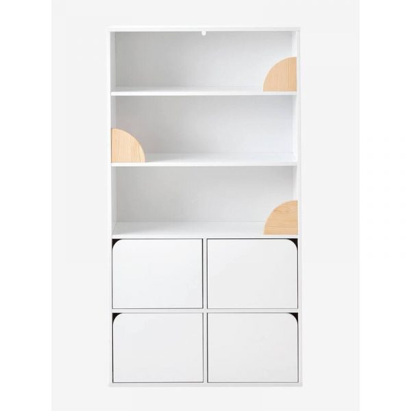 Tủ kệ đựng đồ chơi 3 ngăn 4 hộc