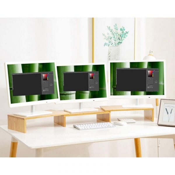 Kệ gỗ kê màn hình máy tính điều chỉnh