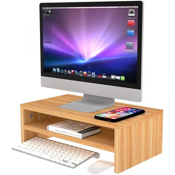 Kệ vi tính đa năng có vân gỗ đẹp