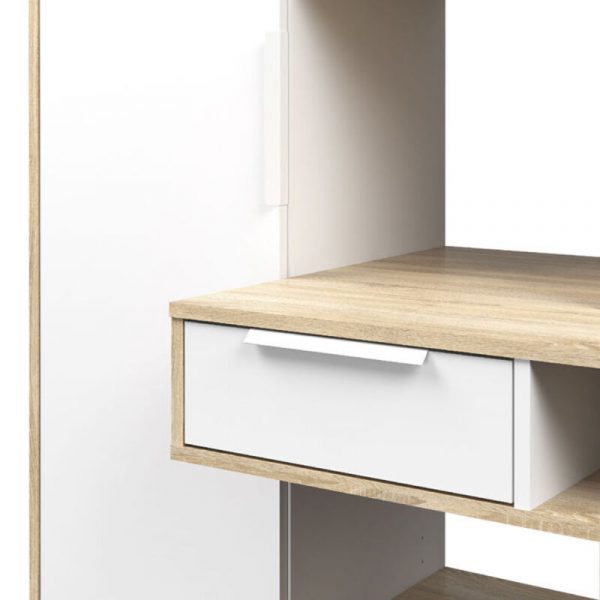 Bàn làm việc gỗ có tủ chứa đồ