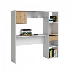 bàn làm việc thông minh có kệ sách