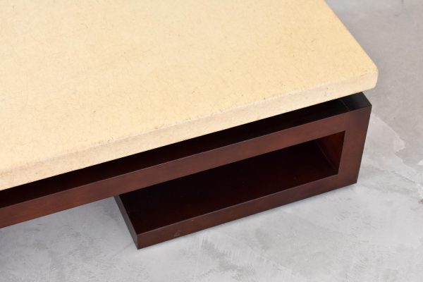 Bàn dài cafe cận hình