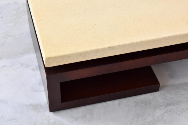 Bàn dài cafe cận hình góc trái