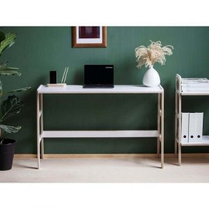 Bàn làm việc trắng đơn giản