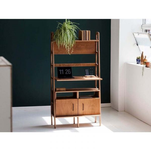 Bàn làm việc có giá sách tiện lợi