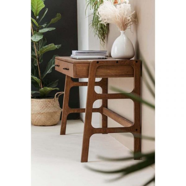 Bàn làm việc có hộc tủ kê tường