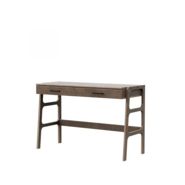 Bàn làm việc có hộc tủ gỗ đen