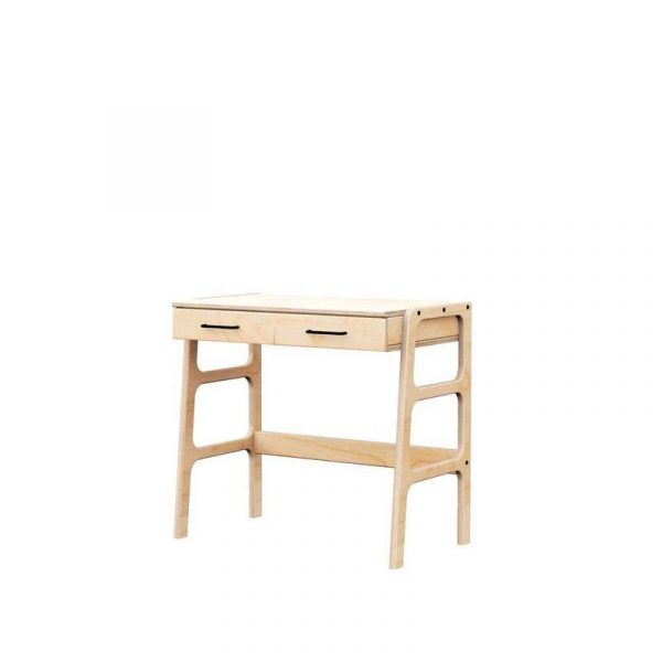 Bàn làm việc ở nhà gỗ sáng