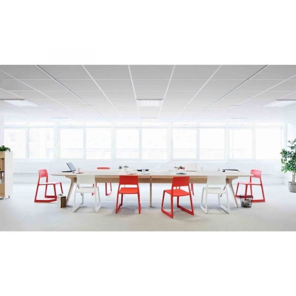 Bàn làm việc đôi bằng gỗ