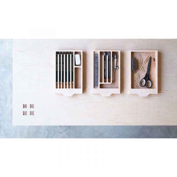 Bàn gỗ làm việc văn phòng có 3 tủ nhỏ