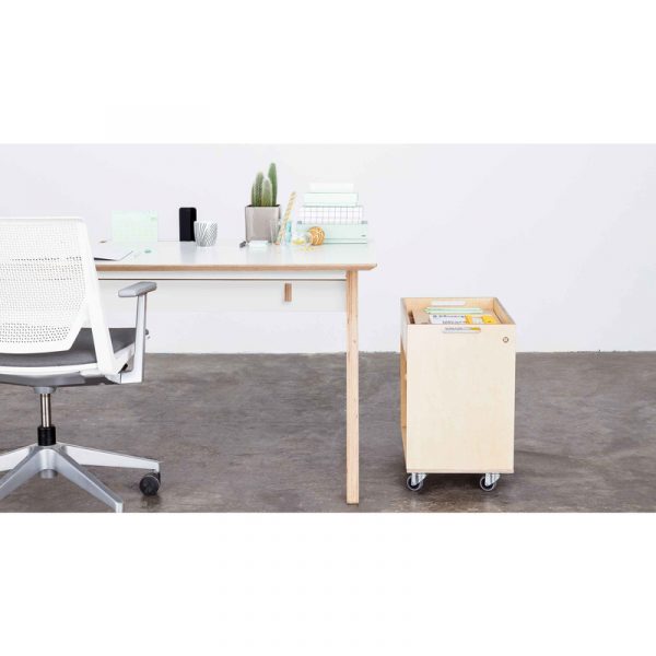 Bàn gỗ làm việc giá rẻ dáng chữ nhật