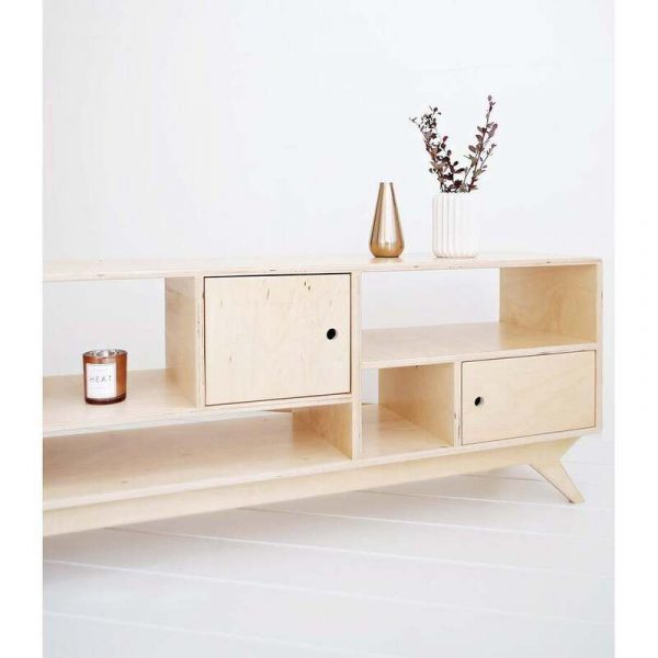 Mẫu kệ tivi đẹp đơn giản kiểu vuông