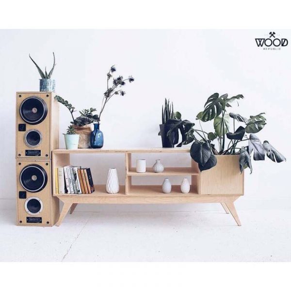 Tủ tivi gỗ trang nhã