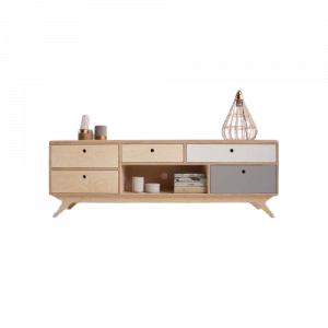 Mẫu kệ tivi đơn giản dạng vuông