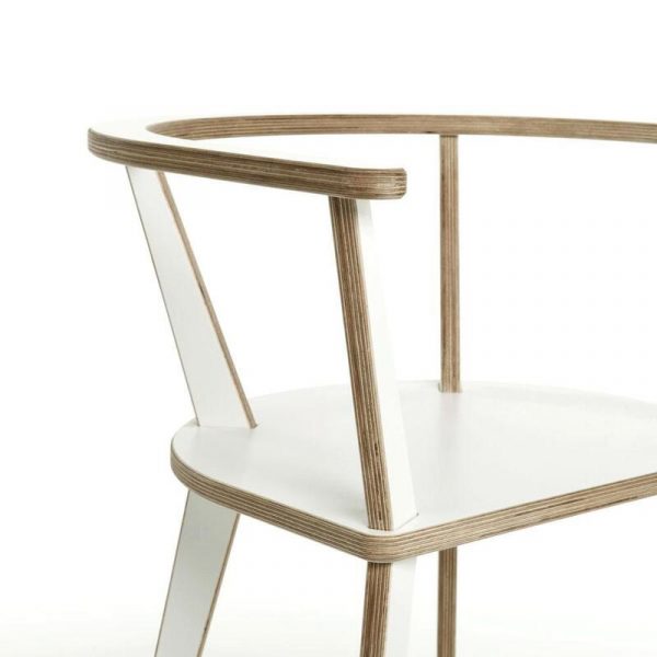 Ghế bàn làm việc màu trắng