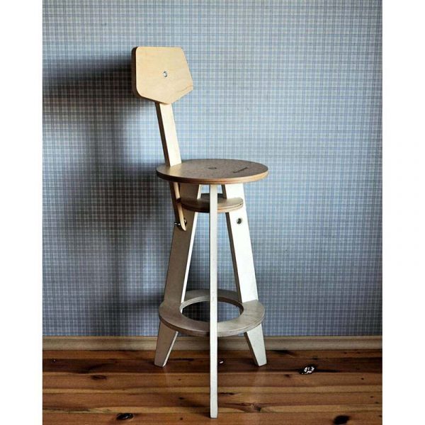 Ghế bar chân gỗ phòng ăn