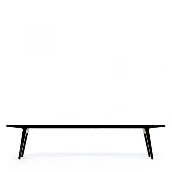 Ghế gỗ băng dài đen