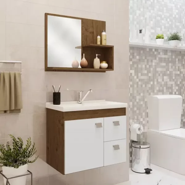 Tủ phòng tắm kèm gương