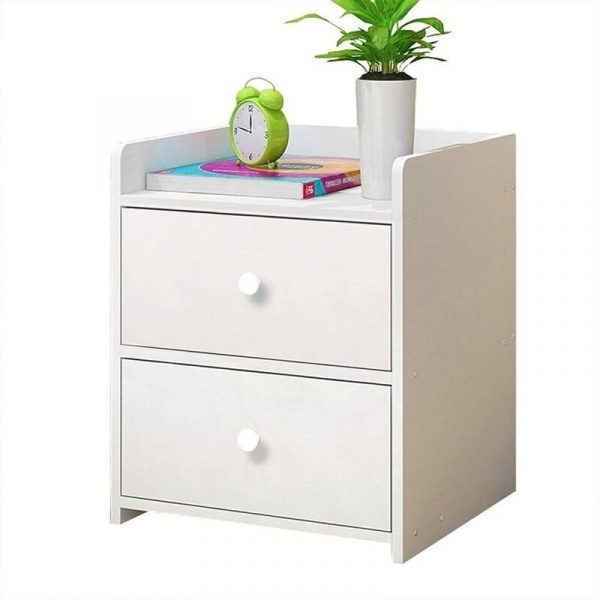 tủ giường nền trắng