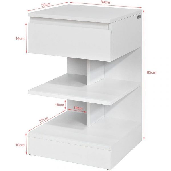 Tủ đầu giường đẹp kích cỡ