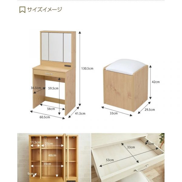 Bàn trang điểm gỗ đỉnh