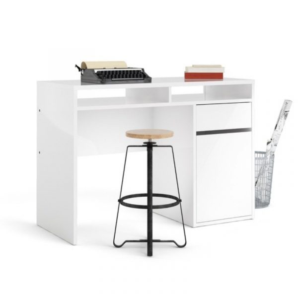 Bàn gỗ làm việc màu trắng