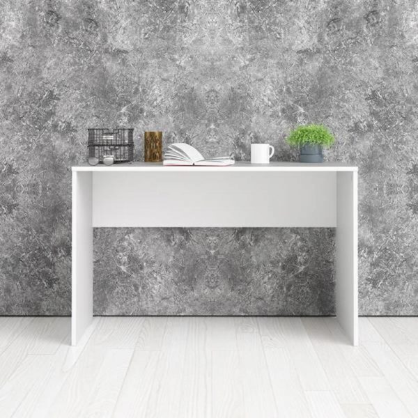 bàn làm việc màu trắng phong cách