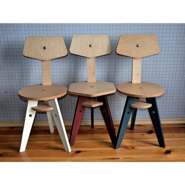 ghế gỗ xếp sáng tạo