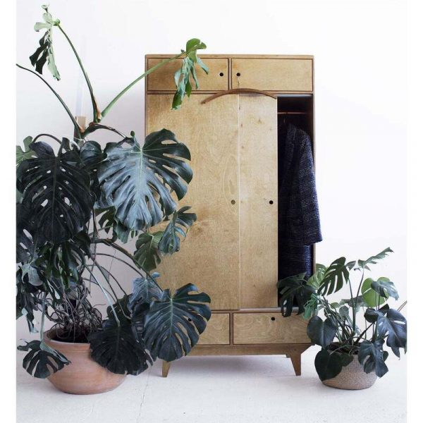 Tủ quần áo trang trí cây xanh