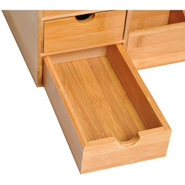 Hộp đựng đồ dùng để bàn bằng gỗ